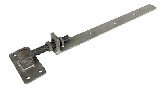 Black powder coated M20 entrance gate hinges swing door adjustable long hinges