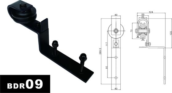 16 Foot 14 Foot 13 Ft 12 Foot 10 Foot Barn Door Hardware Track  2m 3m 4m Roller Jointed