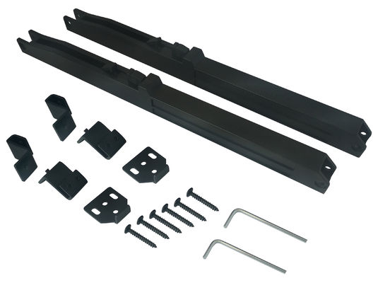Mechanism Top Mount  Soft Close Double Barn Door Hardware System Spring Damper Buffer