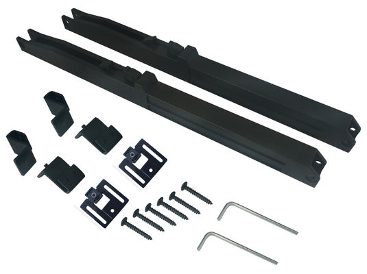 Mechanism Top Mount  Soft Close Double Barn Door Hardware System Spring Damper Buffer
