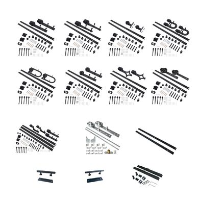 16 Inch 18 Inch Barn Gate Hardware 8ft 6.6 Ft  6 Foot 6ft Double Barn Door Hardware Kit