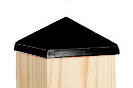 100mm 4x6  8x8 Fence Corner Post Cap For 4x4  6x6 7x7 Silver Pyramid Pillar Cover