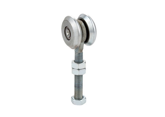 galvanized sliding door roller with 2 wheels