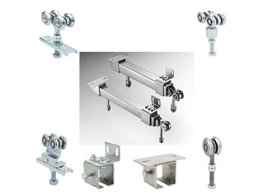 galvanized sliding door roller with 2 wheels