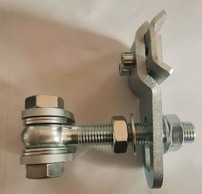 M16 White Zinc Steel Hinge 4d Double Direction Adjustable Weld On Hinges For Swing Door