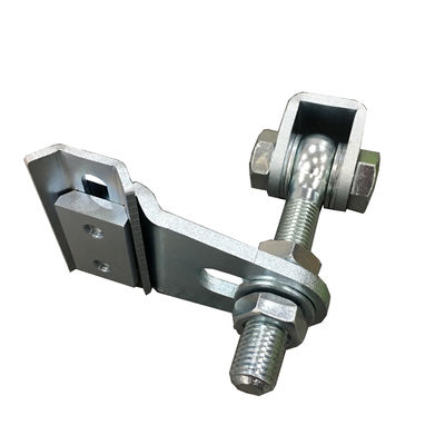 M16 White Zinc Steel Hinge 4d Double Direction Adjustable Weld On Hinges For Swing Door