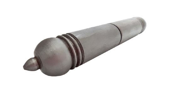 19x110 Self Color Round Head Barrel Hinge Solid Steel Welding Hinge With Steel Ball For Swing Door
