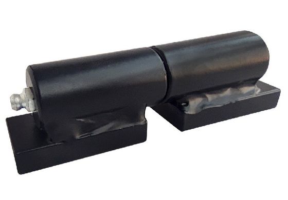 5'' Heavy Duty Gate Barrel Hinges Wrought Iron Gate Brackets Fixings Powder Coated Black