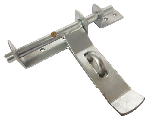 Chrome Sliding Door Bolt Heavy Duty Barrel Bolt Lock Latch With Padlock Hole 8 Inch