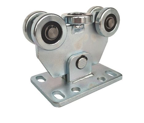White Zinc Heavy Duty Cantilever Gate Track System 5 Wheel Small 400kg Load
