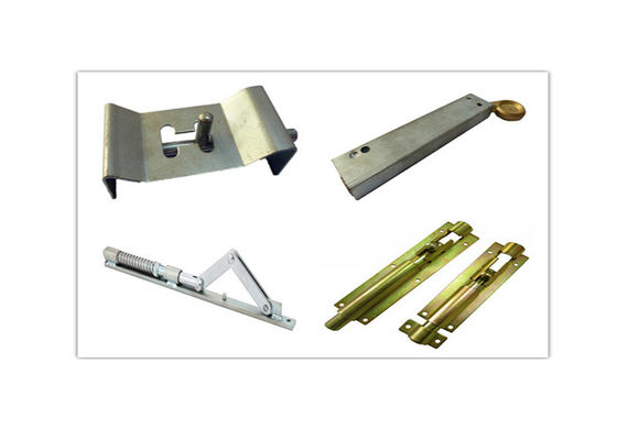Aluminium Glass Barrel Sliding Door Bolt Steel Zinc Silver With Plated