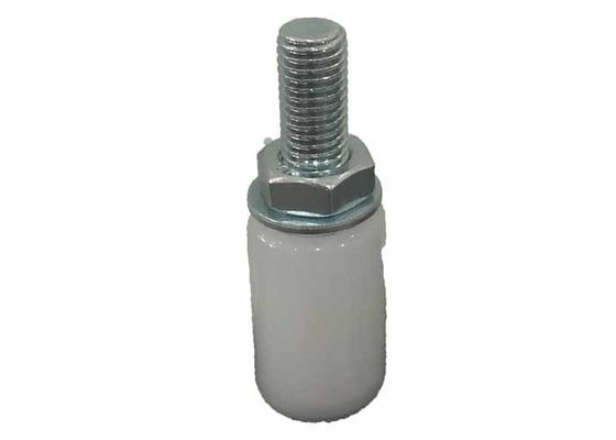 Zinc Silver Small Nylon Guide Rollers With Bearings 40mm