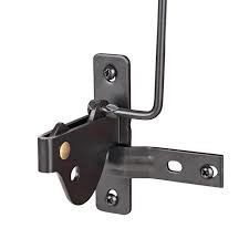 Metallic Gold Silver Black Sliding Door Bolt Latches Hardware Adjustable Steel