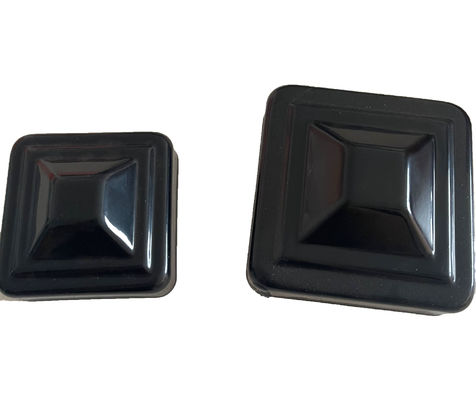 2 3/8&quot; 2 1/2&quot; Galvanized Fence Post Caps 6x6 4x4 Powder Coated Welds Inside Outside 4 Step