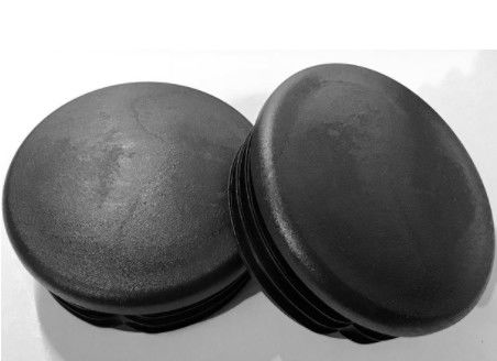 3.5 Inch 4 Inch  Round Plastic Post Cap 50x50  Black