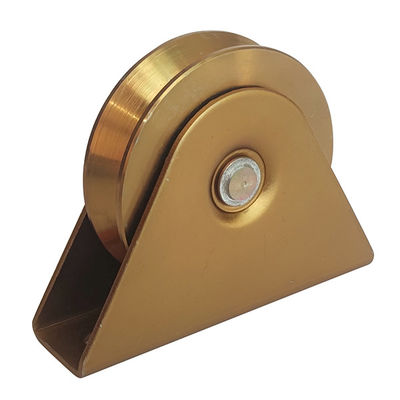 2.95&quot; 75mm heavy duty sliding gate wheel bracket included V groove single bearing