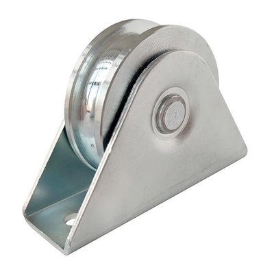 3 Inch 75mm Sliding Gate Bearing Wheels Heavy Duty U Groove Galvanized Steel