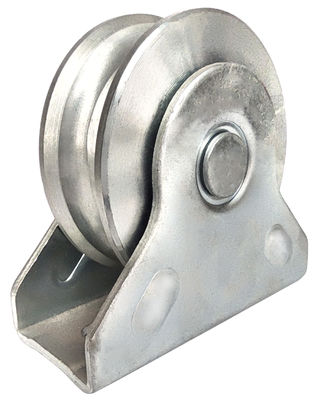 Sliding Gate Wheel Double Bearings with Exterior Bracket For V Track