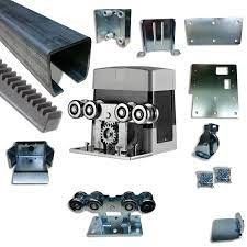 For 5 Wheels Cantilever Gate System Silvery Gold  zinc plated Complete KIT  for Medium Gates