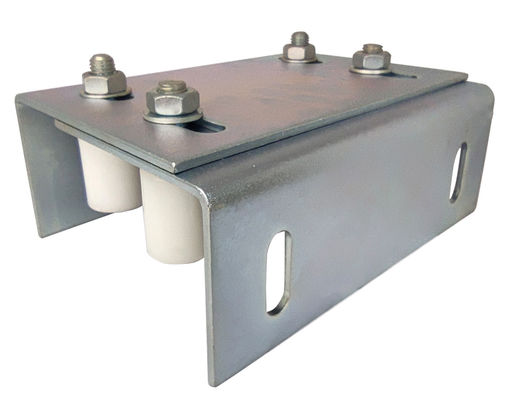 Nylon Guide Roller With Bracket For Sliding Gate Guide Bracket 40x60 Steel