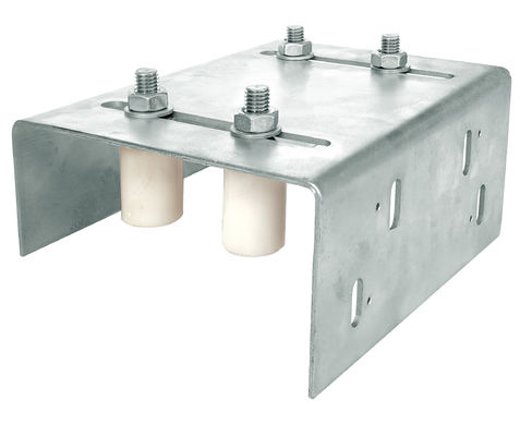 Nylon Guide Roller With Bracket For Sliding Gate Guide Bracket 40x60 Steel