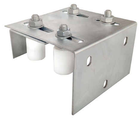 Nylon Guide Roller With Bracket For Sliding Gate Guide Bracket 40x60 Steel