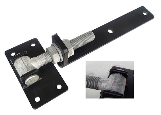 Large Heavy Duty Wood Fence Gate Hinge Hardware With Fixing Plate M20 M24 Adjustable