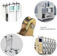 Folding Sliding Gate Wheels Heavy Duty Rolling Gate Wheels Track Bearing Gold Silvery Black