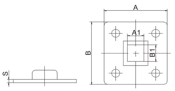 4x6 galvanized steel fence post protector cap Bracket Raised Base Plate metal gate post toppers