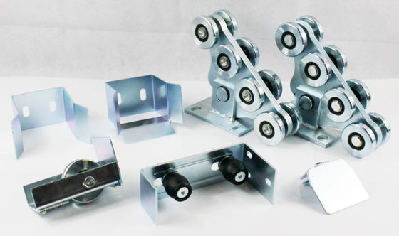5 Medium Wheels  Cantilever Gate Wheel  Zinc Plated  Silvery Gold Cantilever Gate System