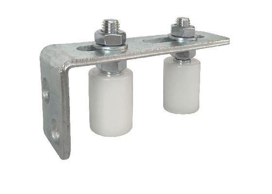 2 Rollers Nylon Guide Roller Bracket For Sliding Gate