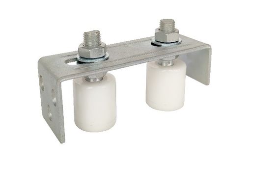 2 Rollers Nylon Guide Roller Bracket For Sliding Gate