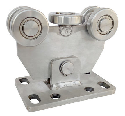Heavy Duty 304 Stainless Steel Sliding Gate Wheels 5 Wheels For 60X60 Track 50mm