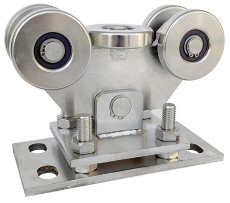 Diameter 68mm 304 stainless 5 Wheels for 80X80 Track Adjustable Cantilever Gate Carriage