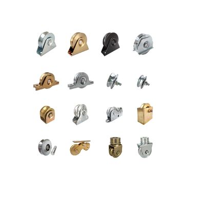 4.72 inch 120mm U Groove Sliding Gate Wheels Heavy Duty Double Bottom Mount