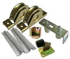 Trapezoidal bracket pulley door rolling bearing iron door pulley and accessories