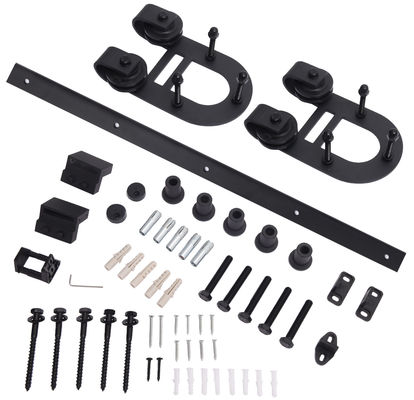 12x12 120 Inch Barn Gate Hardware 6.6ft Horseshoe Sliding Barn Door Hardware Handle