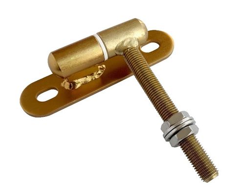 M16 Bolt On Garden Black Adjustable Gate Hinge Hardware  Heavy Duty For Steel Swing Gate