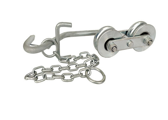 Steel Galvanized Cableway Banana Farm Trolley Roller