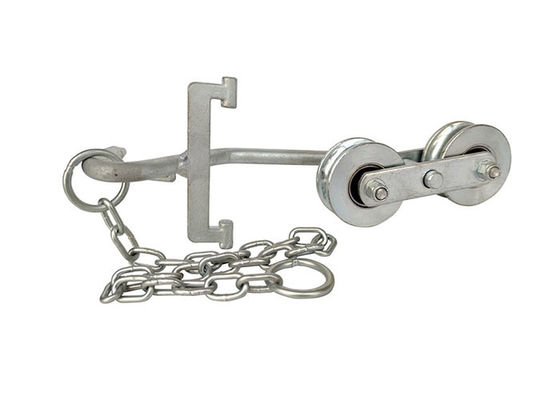 Steel Galvanized Cableway Banana Farm Trolley Roller