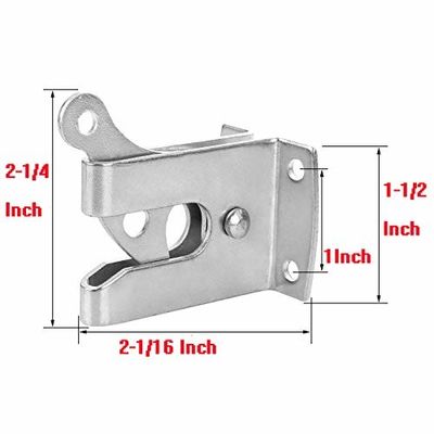 Unlock Ss Stainless Steel Sliding Door Bolt Gate Latch L Shape Adjustable