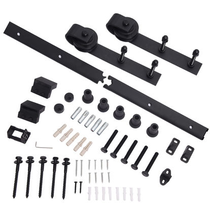 SLIDING BARN DOOR ROLLERS HANGING DOOR HARDWARE BENT PLATE BARN DOOR ROLLER