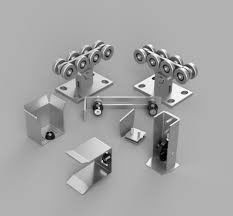 140mm Channel Cantilever Sliding Gate Wheels 8 Wheels 950KG