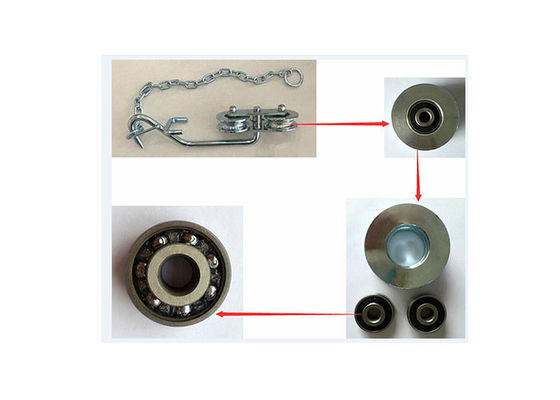 140kg Banana Cableway Roller Hanger With 6201 Bearings