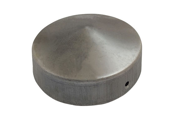 Decorative 90mm 6 Inch Round Fence Post Caps 2.75&quot; Metal