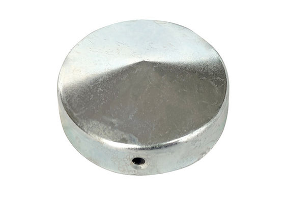 Decorative 90mm 6 Inch Round Fence Post Caps 2.75&quot; Metal