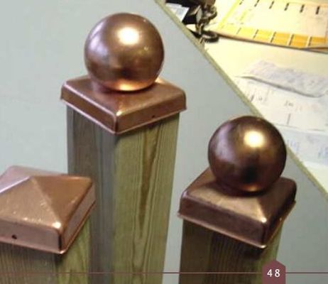 2 Inch  2.5&quot; 3 1/2&quot; Iron Pyramid Fence Post Caps 6x6 7x7 4x4 5x5  8 X 8 With Holes