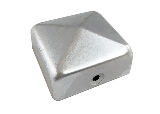 2 Inch  2.5&quot; 3 1/2&quot; Iron Pyramid Fence Post Caps 6x6 7x7 4x4 5x5  8 X 8 With Holes