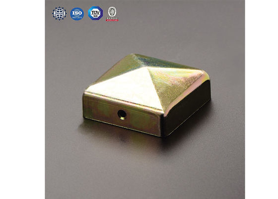 1.5 Inch 2 1/2 Inch 1 1/2&quot; Square Metal Post Caps 5 X 5 3 X 3 4 X 4 With Neck