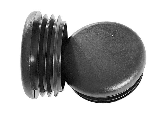 75mm 90mm 6 Inch 8 Inch Round Fence Post Caps Black Plastic